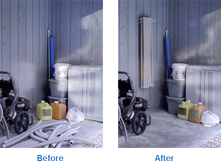 Before HoseHanger Pro and After